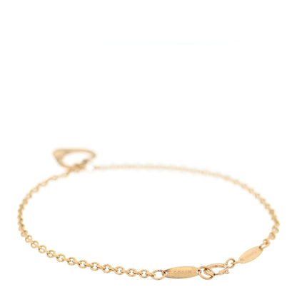 Tiffany 18K Yellow Gold Elsa Peretti Open Heart Bracelet 2 of 7