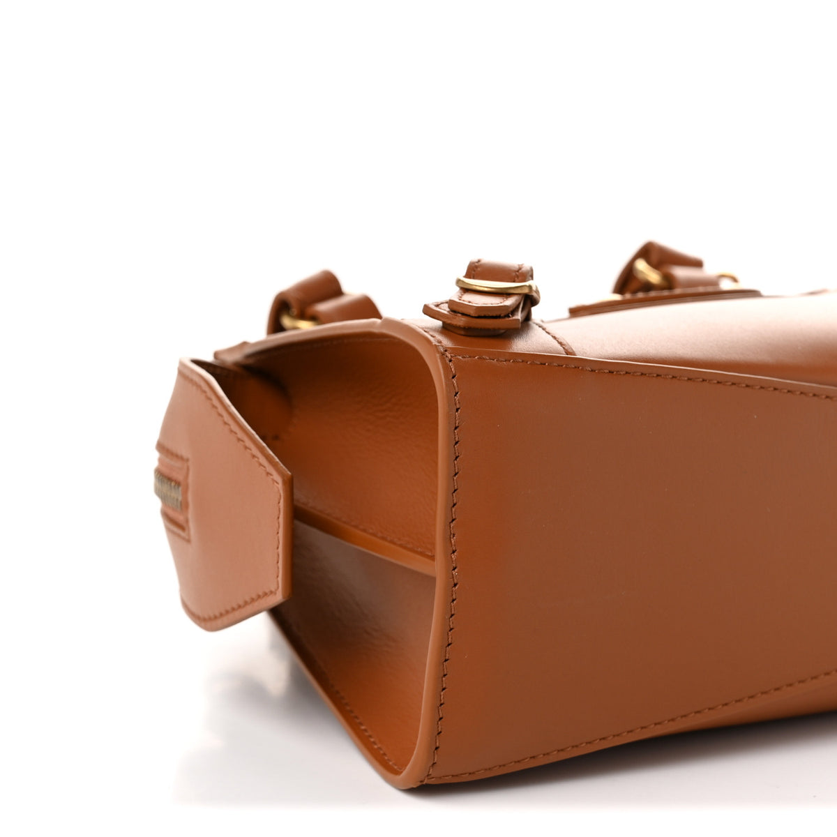 Smooth Calfskin Neo Classic Gold Hardware Mini City Camel