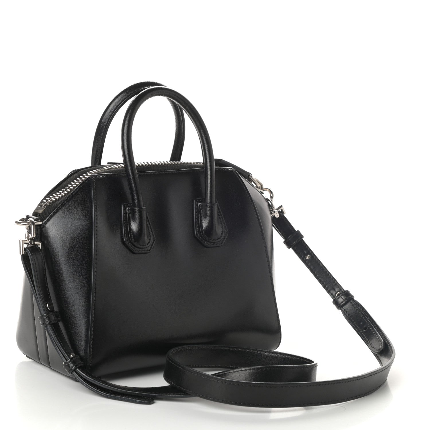 Givenchy Shiny Lord Calfskin Mini Antigona Black 3 of 11