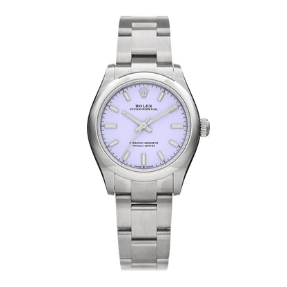 Rolex Stainless Steel 31mm Oyster Perpetual Watch Lavender 277200 1 of 5