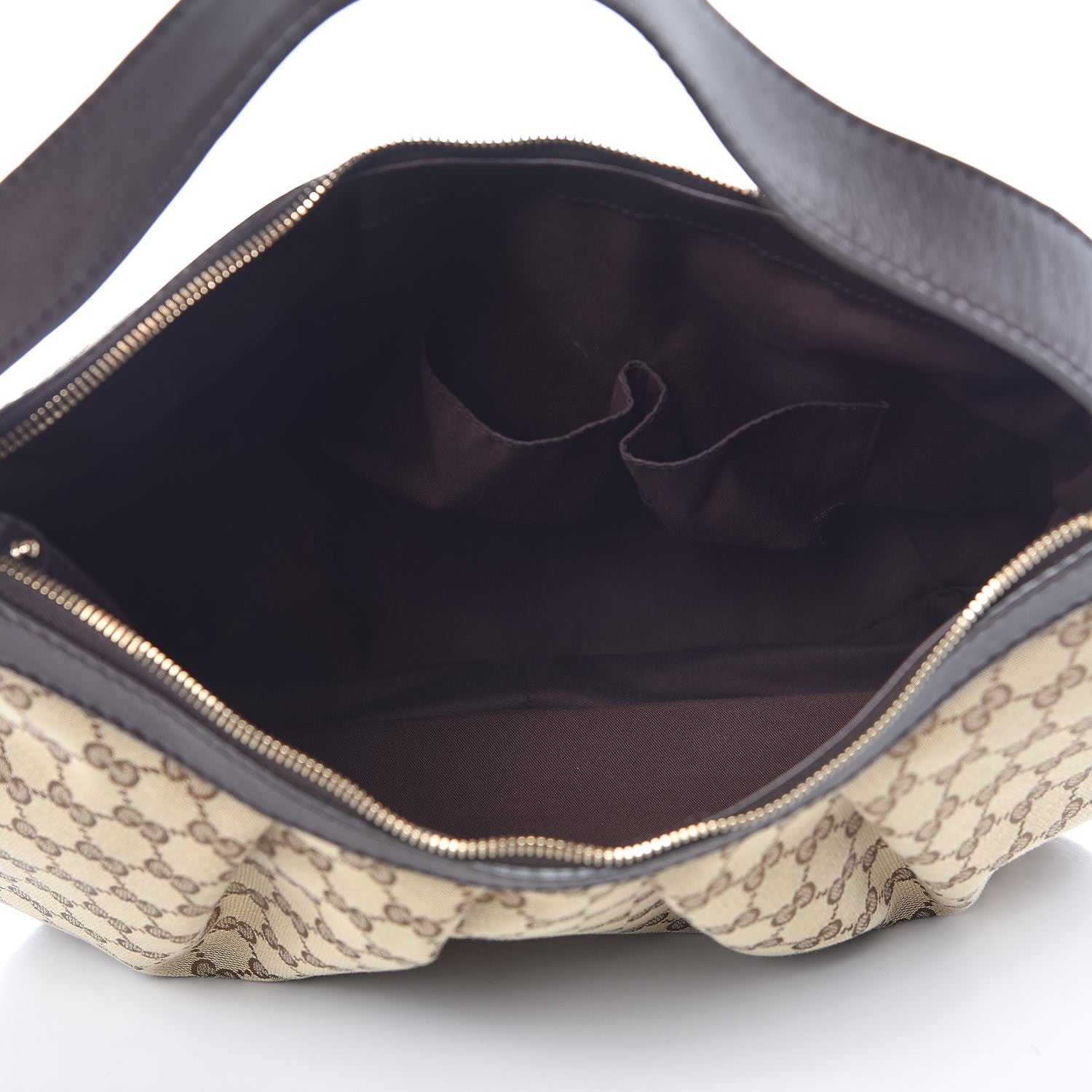 Gucci Monogram Medium Sukey Hobo Dark Brown 5 of 8