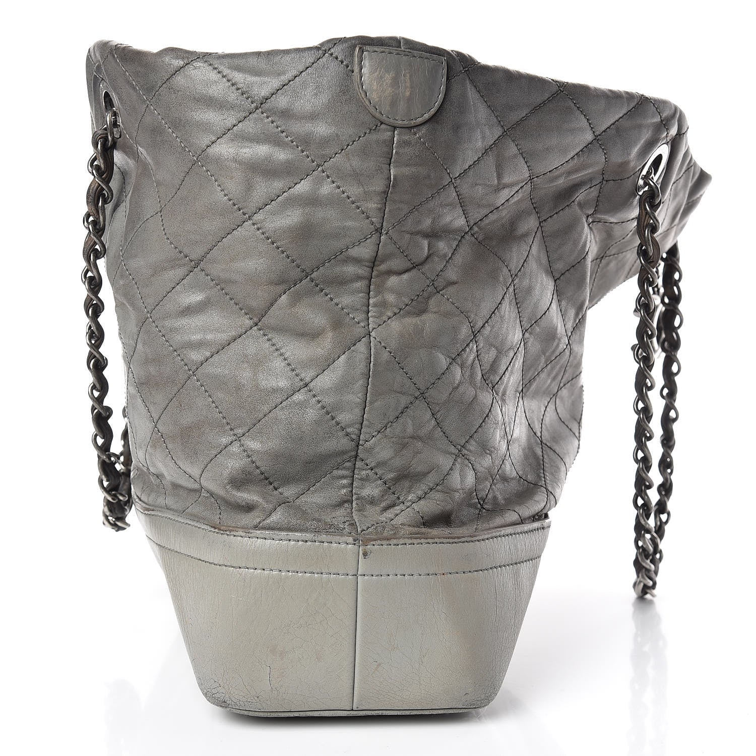 Chanel Iridescent Calfskin VIP Shopping Tote Grey 32 of 34