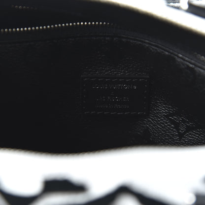 Louis Vuitton X UF Tufted Monogram Speedy Bandouliere 25 White Black 9 of 11