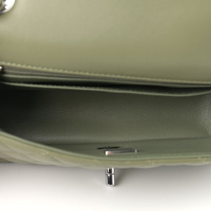 Chanel Lambskin Quilted Mini Rectangular Flap Green 9 of 9