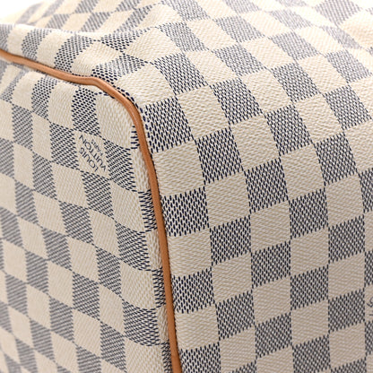 Louis Vuitton Damier Azur Keepall 50 7 of 10