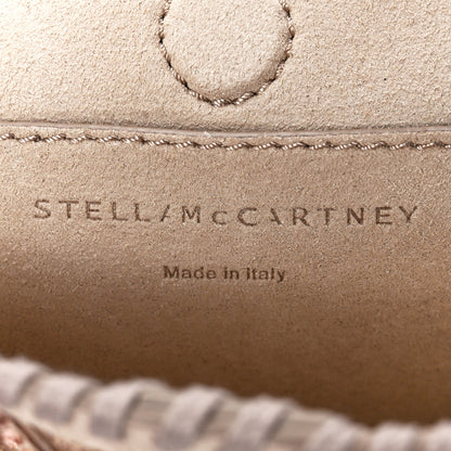 Stella McCartney Metallic Eco Alter Suede Crystal Tiny Falabella Crossbody Bag Blush 6 of 11