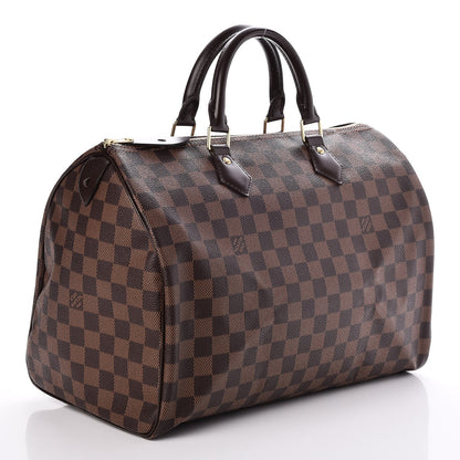 Louis Vuitton Damier Ebene Speedy 35 3 of 8