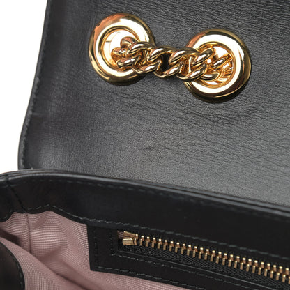 Gucci Vitello Palmellato Lux Crystal Medium Rajah Shoulder Bag Black 14 of 15
