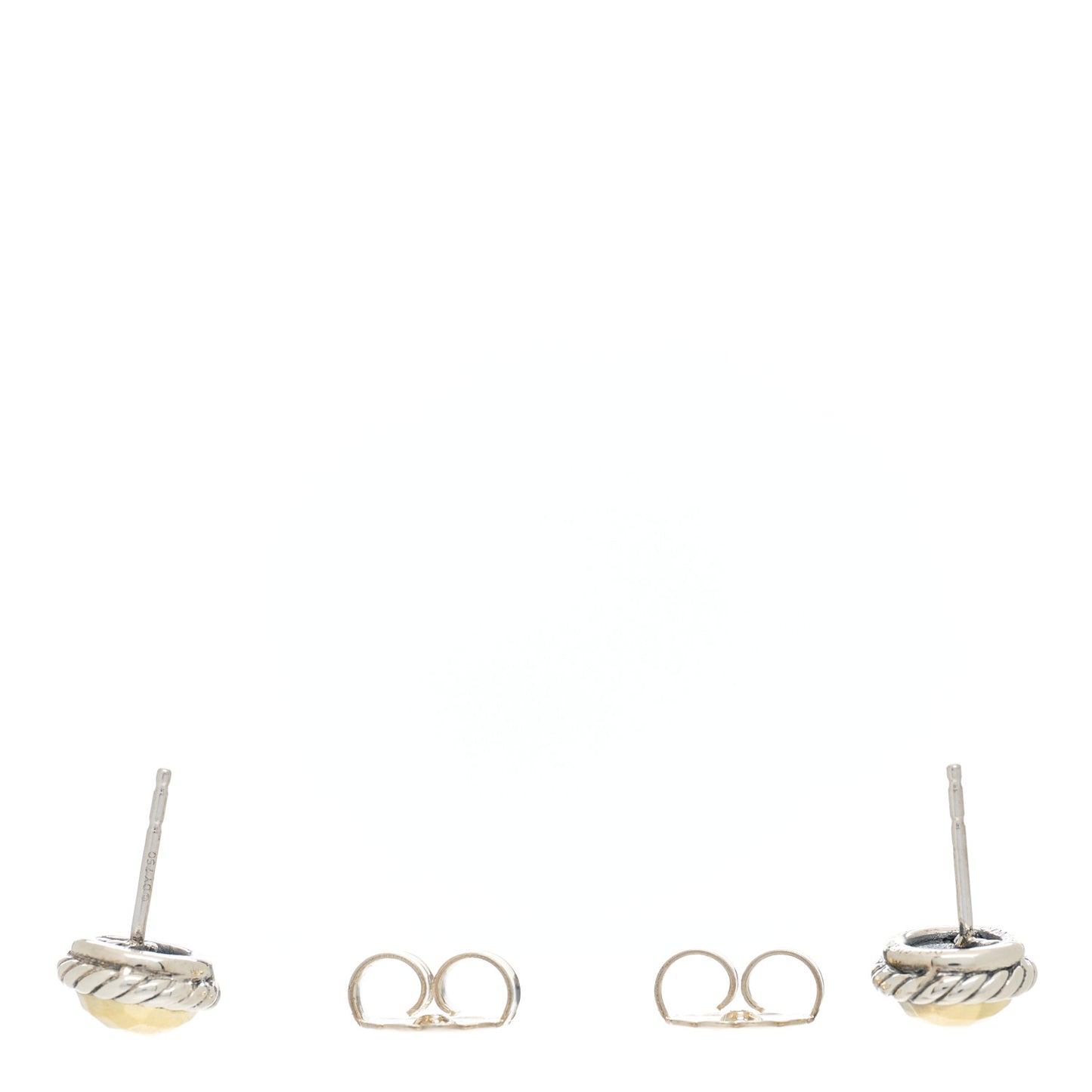 Sterling Silver 18K Yellow Gold Petite Chatelaine Earrings