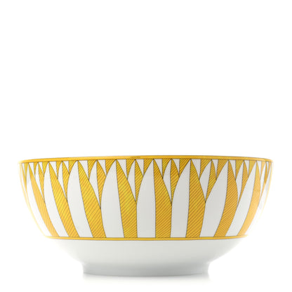Hermes Porcelain Soleil d'Hermes Large Salad Bowl 1 of 7