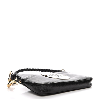 Mulberry Soft Spongy Calfskin Daria Wrist Clutch Black 4 of 8