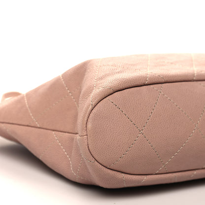 Chanel Caviar Quilted Shopping Tote Pink 9 of 11