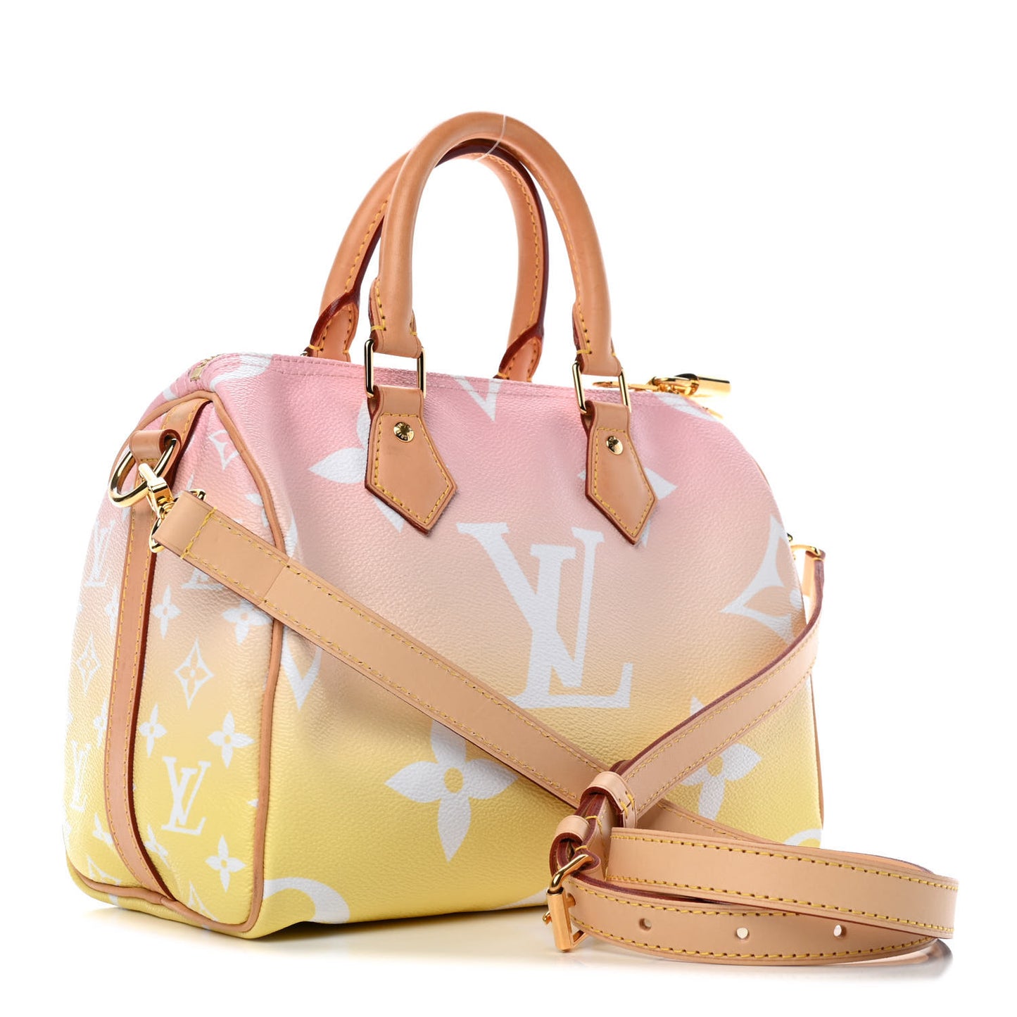 Monogram Giant By The Pool Speedy Bandouliere 25 Light Pink