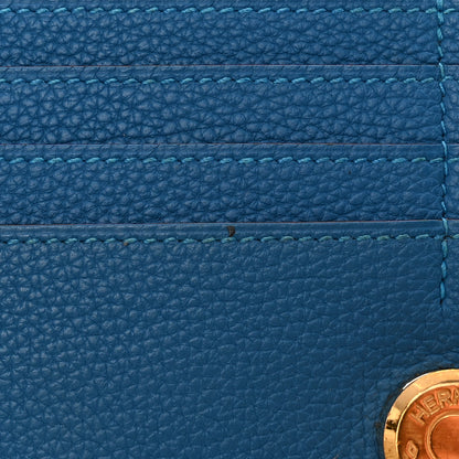 Hermes Togo Dogon Recto Verso Wallet Mykonos 13 of 13