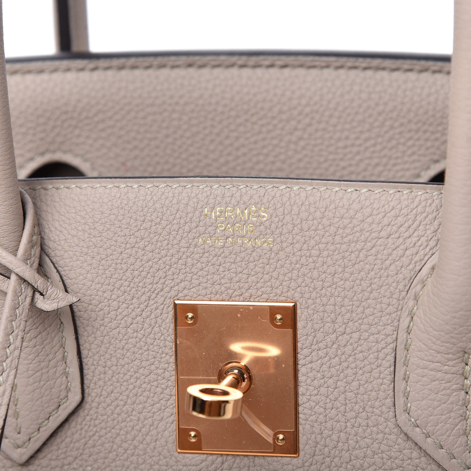 Hermes Togo Birkin 30 Gris Tourterelle 8 of 11
