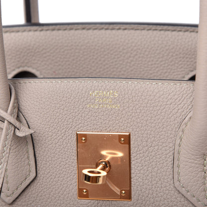 Hermes Togo Birkin 30 Gris Tourterelle 8 of 11