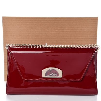 Christian Louboutin Patent Vero Dodat Clutch Carmin 7 of 7