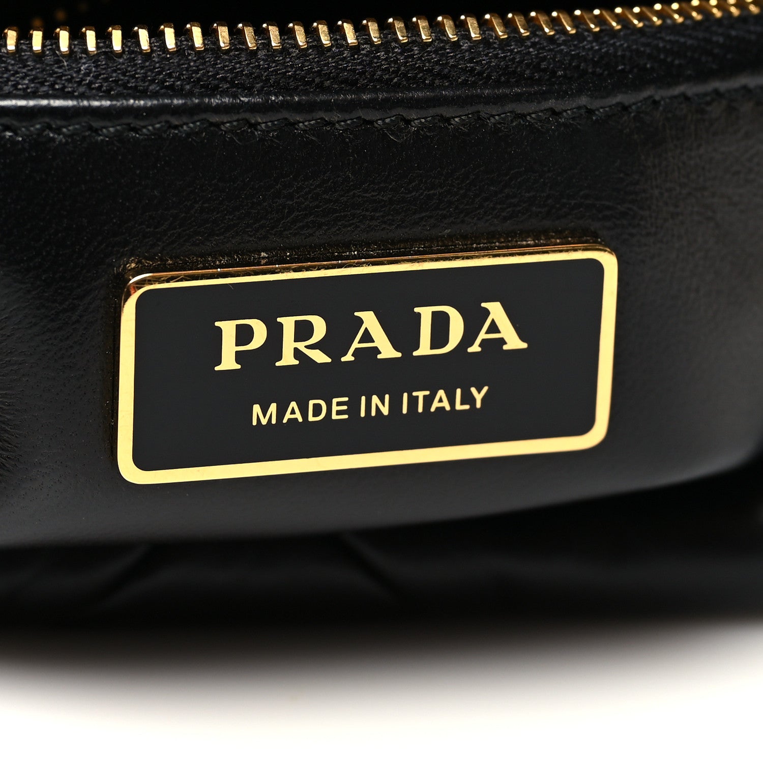 Prada Nappa Metal Quilted Small Patchwork System Flap Bag Black 6 of 9