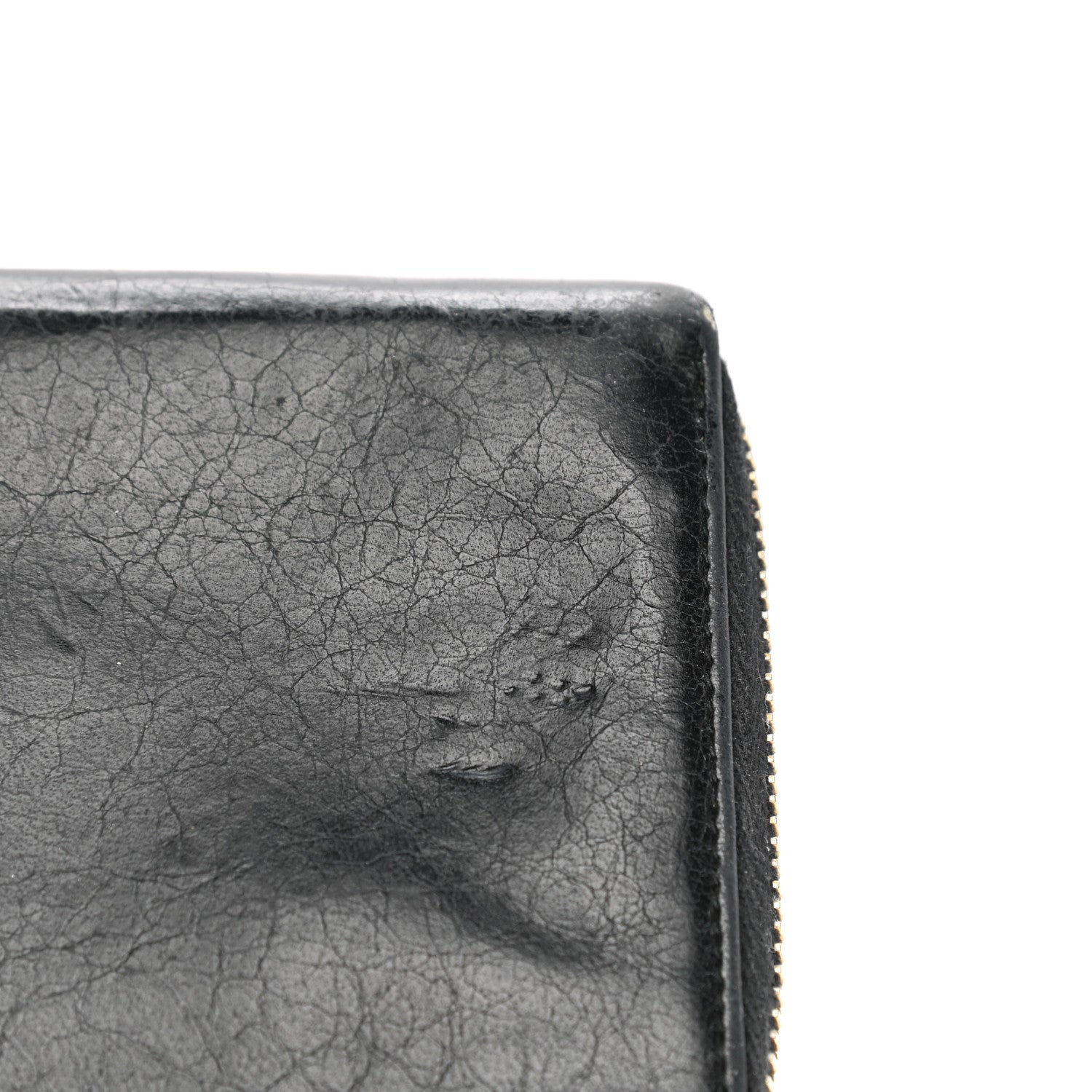 Balenciaga Agneau Giant 12 Rose Gold Hardware Continental Zip Around Wallet Black 13 of 14