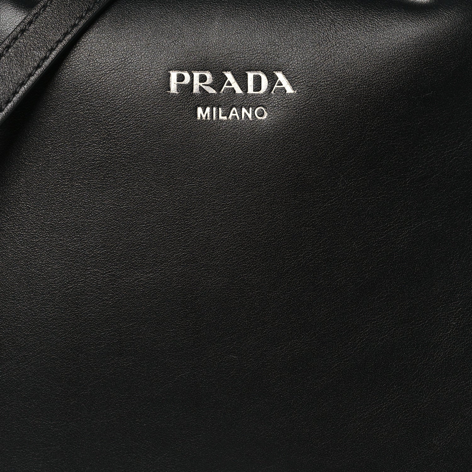 Prada Softy Calfskin Small Supernova Handbag Black 7 of 9