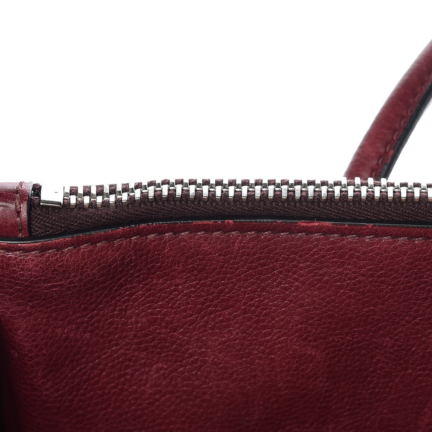 Glace Calfskin Twin Pocket Tote Fuxia