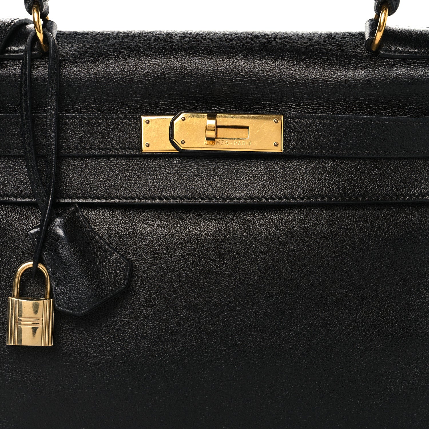 Hermes Evercalf Kelly Retourne 28 Black 8 of 15
