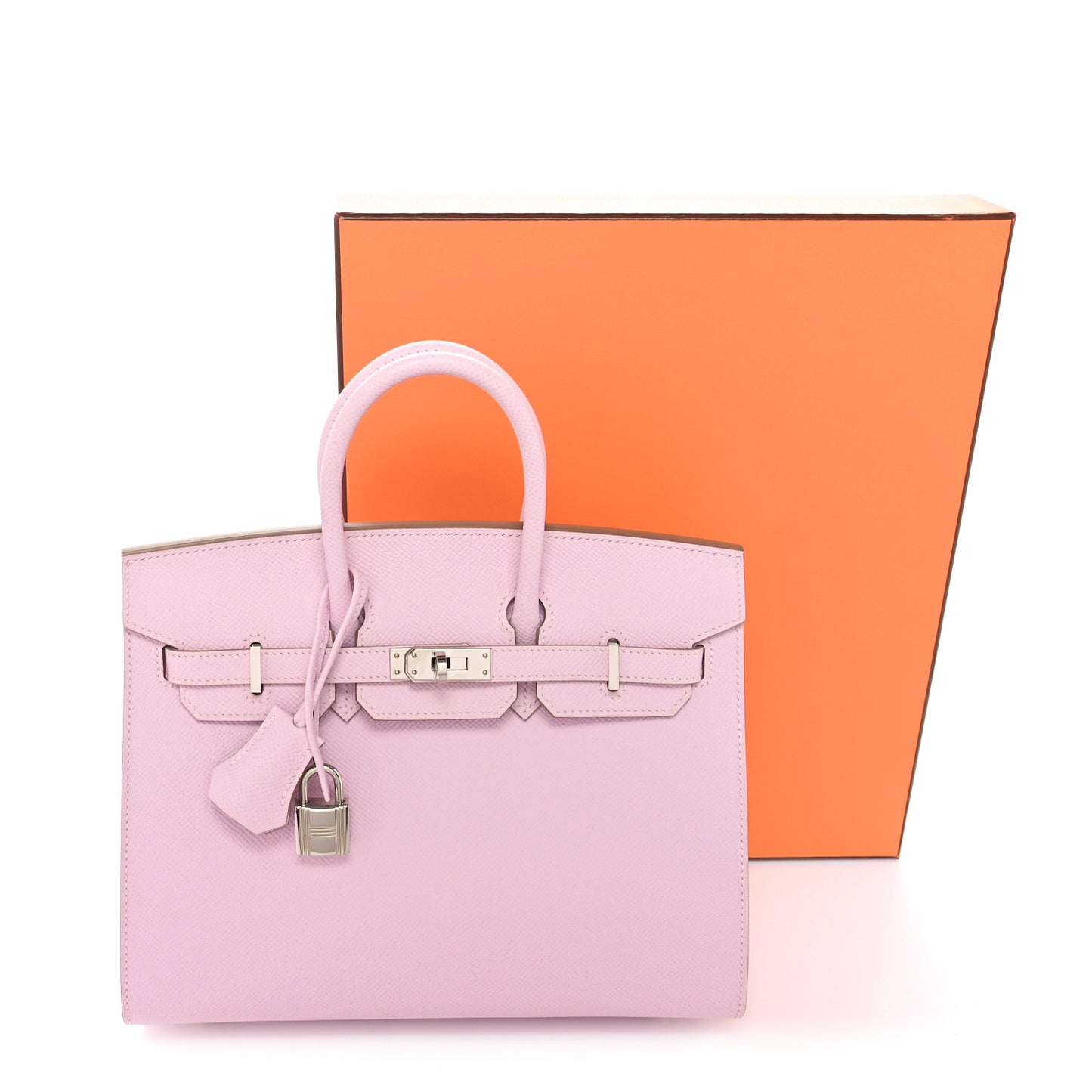 Epsom Birkin Sellier 25 Mauve Pale