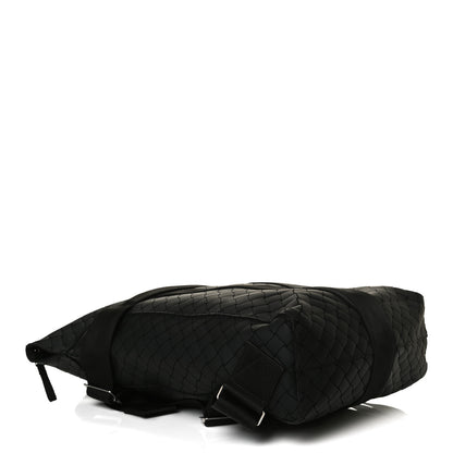 Bottega Veneta Intreccio Rubber Backpack Black 3 of 12