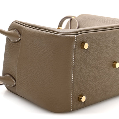 Hermes Taurillon Clemence Lindy 26 Etoupe 8 of 10