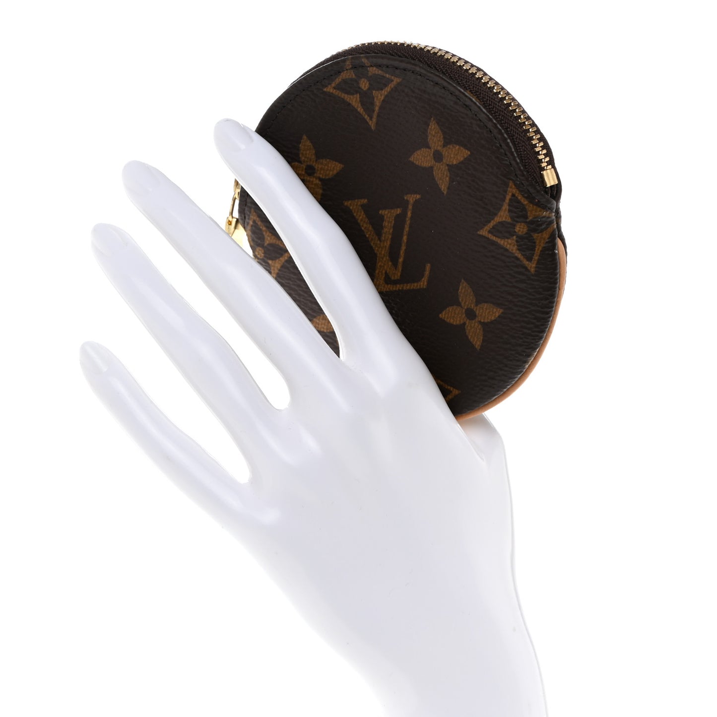 Monogram Round Coin Purse