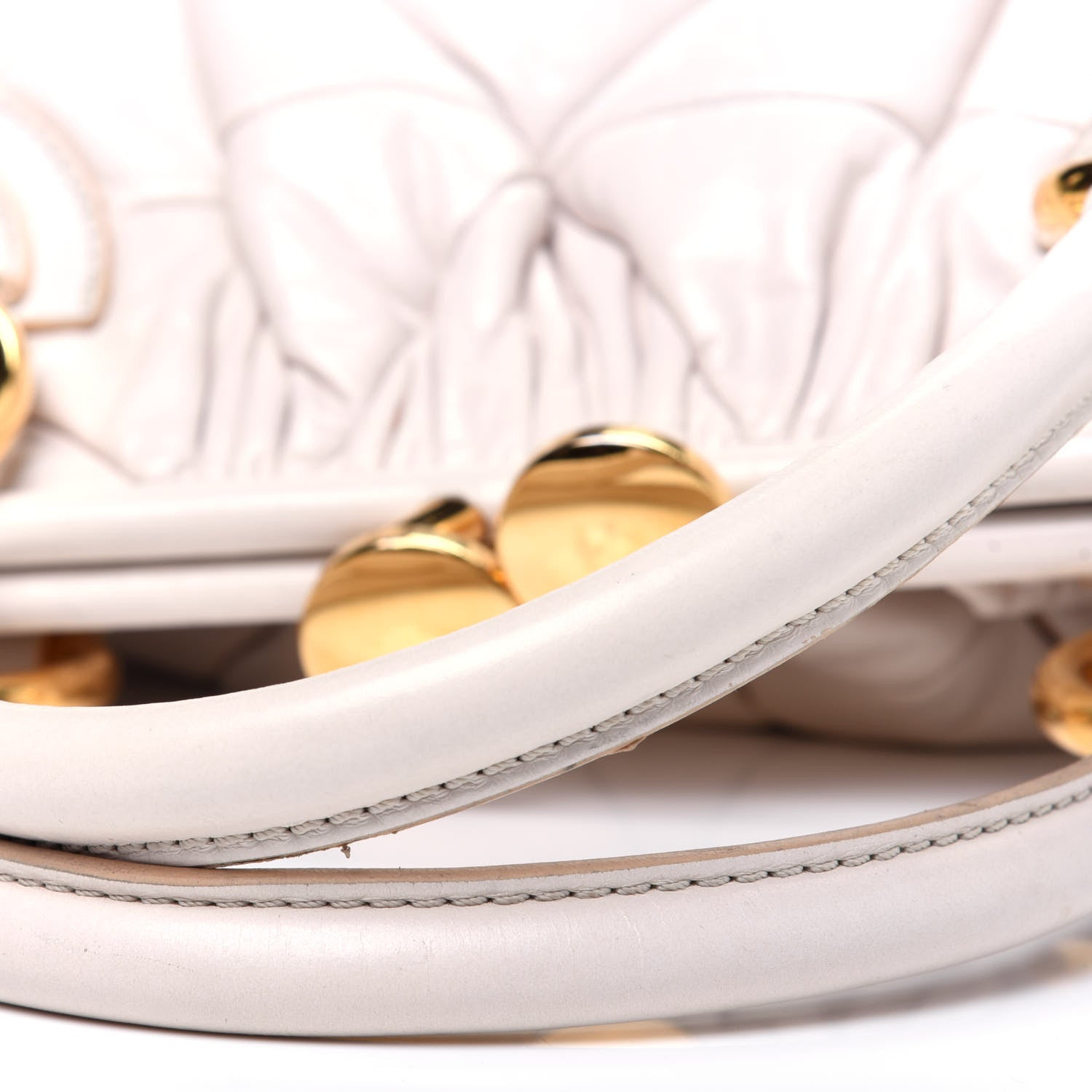 Marc Jacobs Calfskin Quilted Stam White 31 of 37