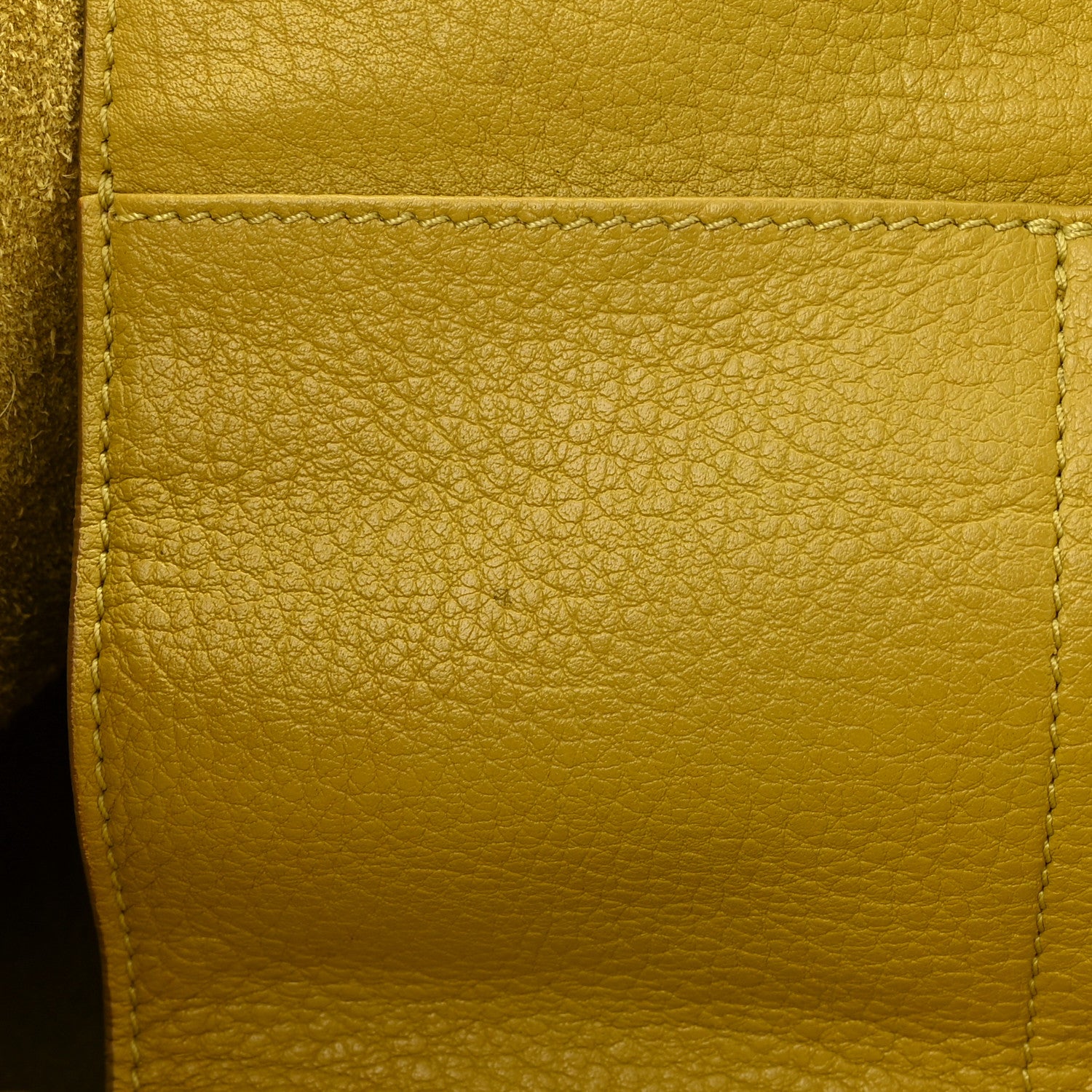 Celine Crisped Calfskin Mini Tie Knot Tote Chartreuse 11 of 16