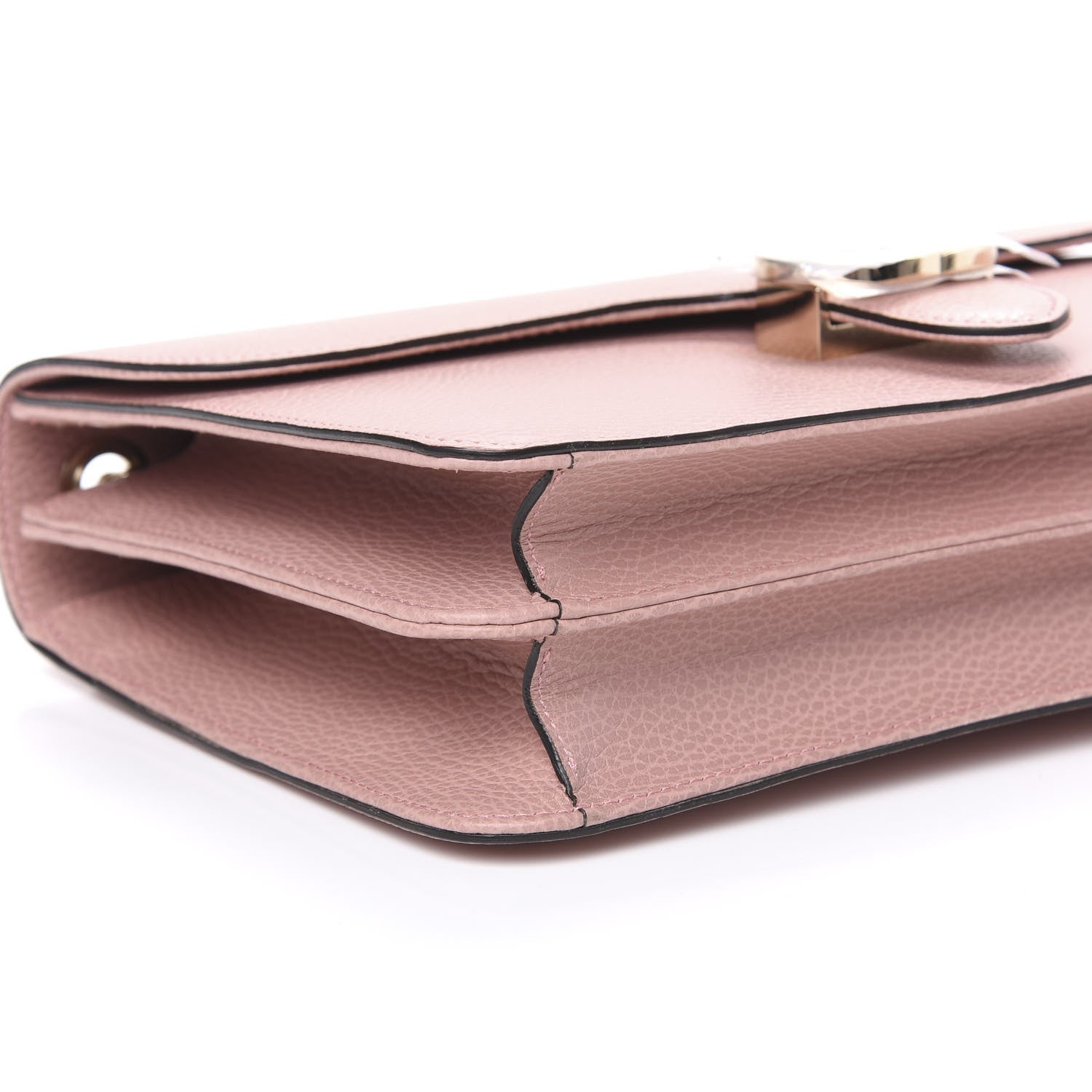 Gucci Dollar Calfskin Interlocking G Shoulder Bag Soft Pink 8 of 9
