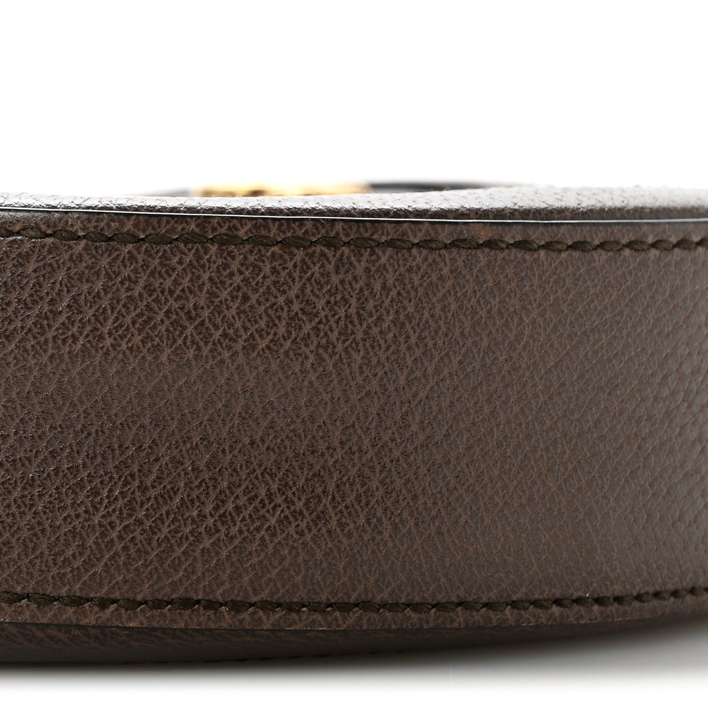 GG Supreme Monogram Web Mini Ophidia Round Shoulder Bag Brown