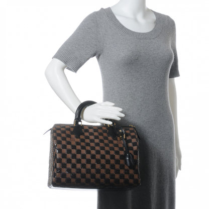 Louis Vuitton Damier Paillettes Speedy 30 Black 2 of 8