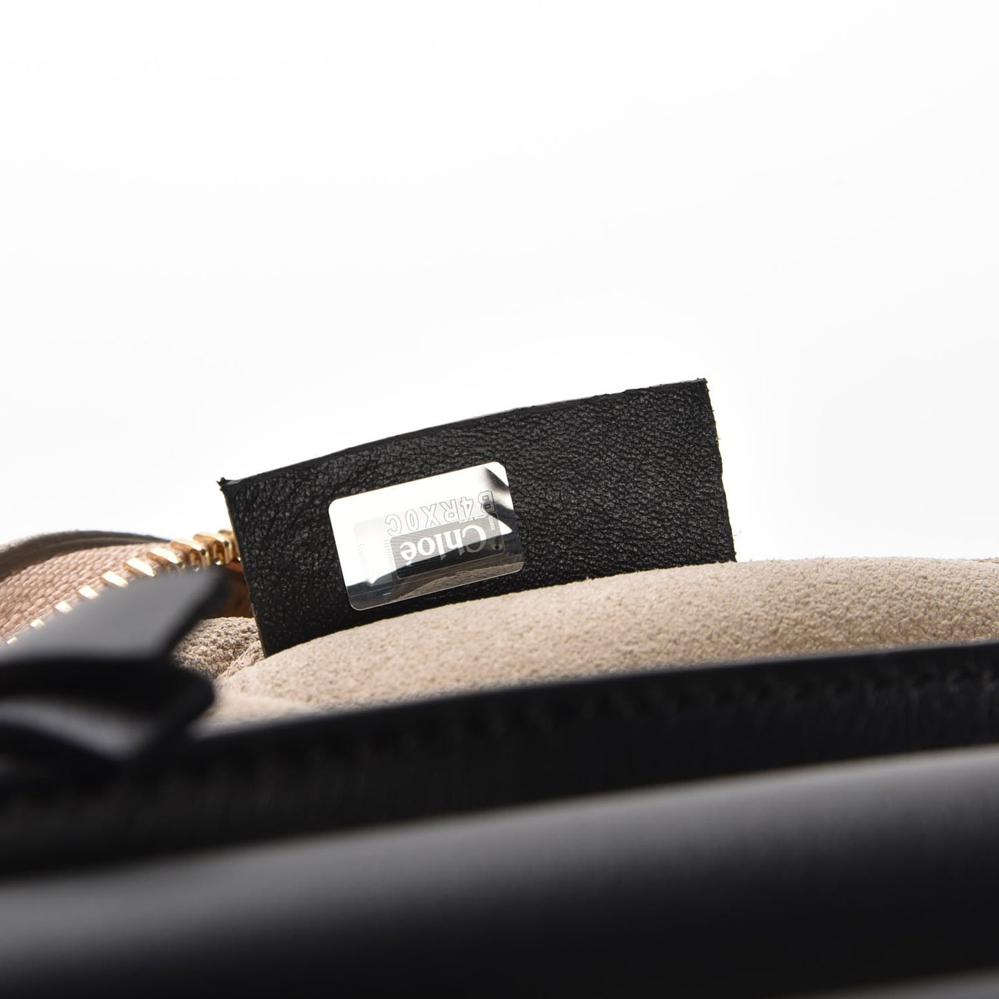 Suede Calfskin Medium Faye Shoulder Bag Black