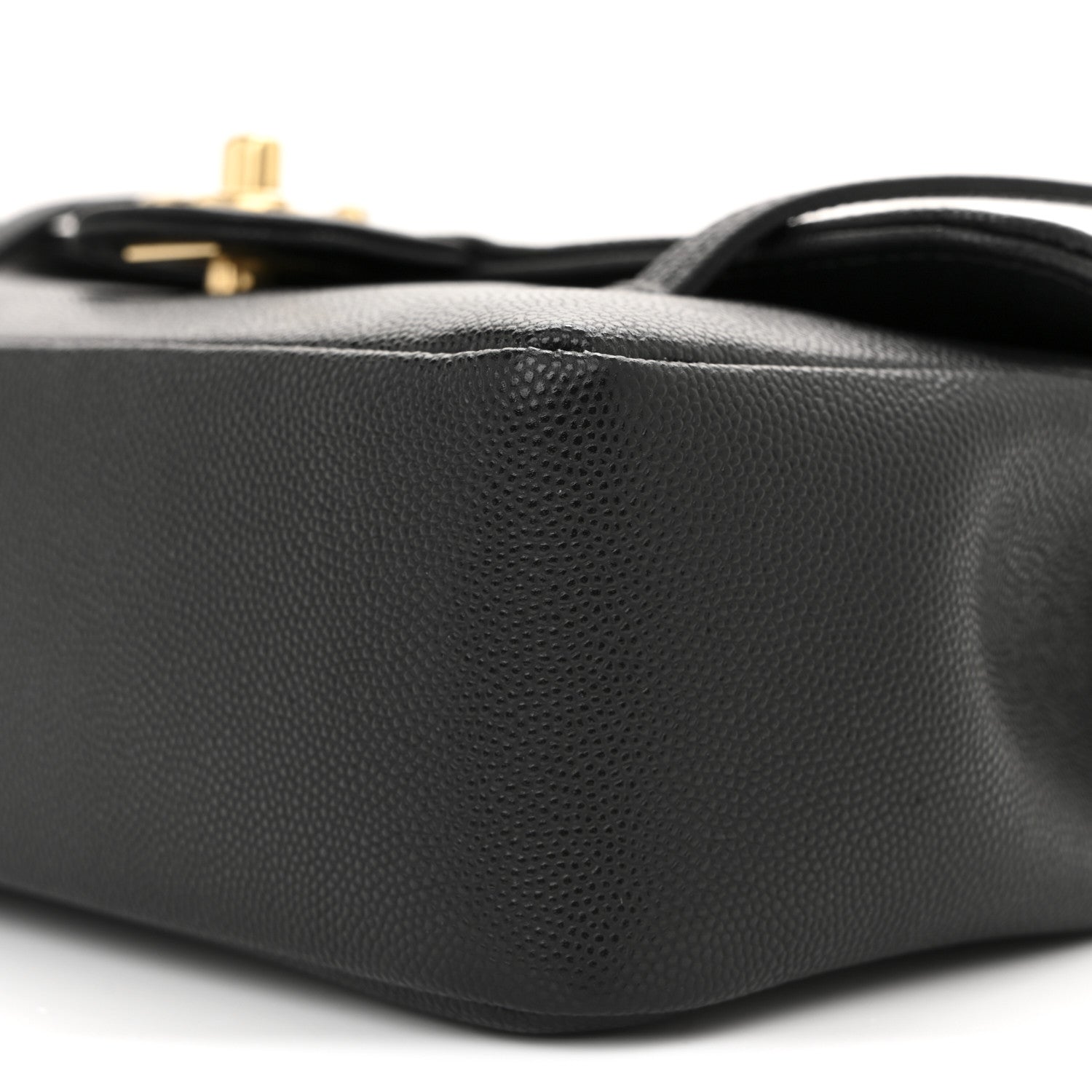 Chanel Shiny Caviar Small Preppy Shoulder Bag Black 9 of 9