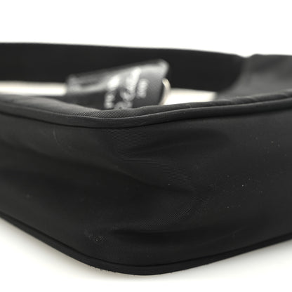Prada Tessuto Nylon Mini Re-Edition 2000 Bag Black 10 of 13