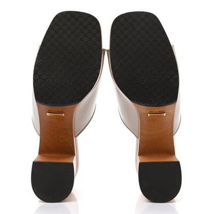Gucci Granada Kid Houdan Platform Slide Sandals 37 Mystic White 5 of 10