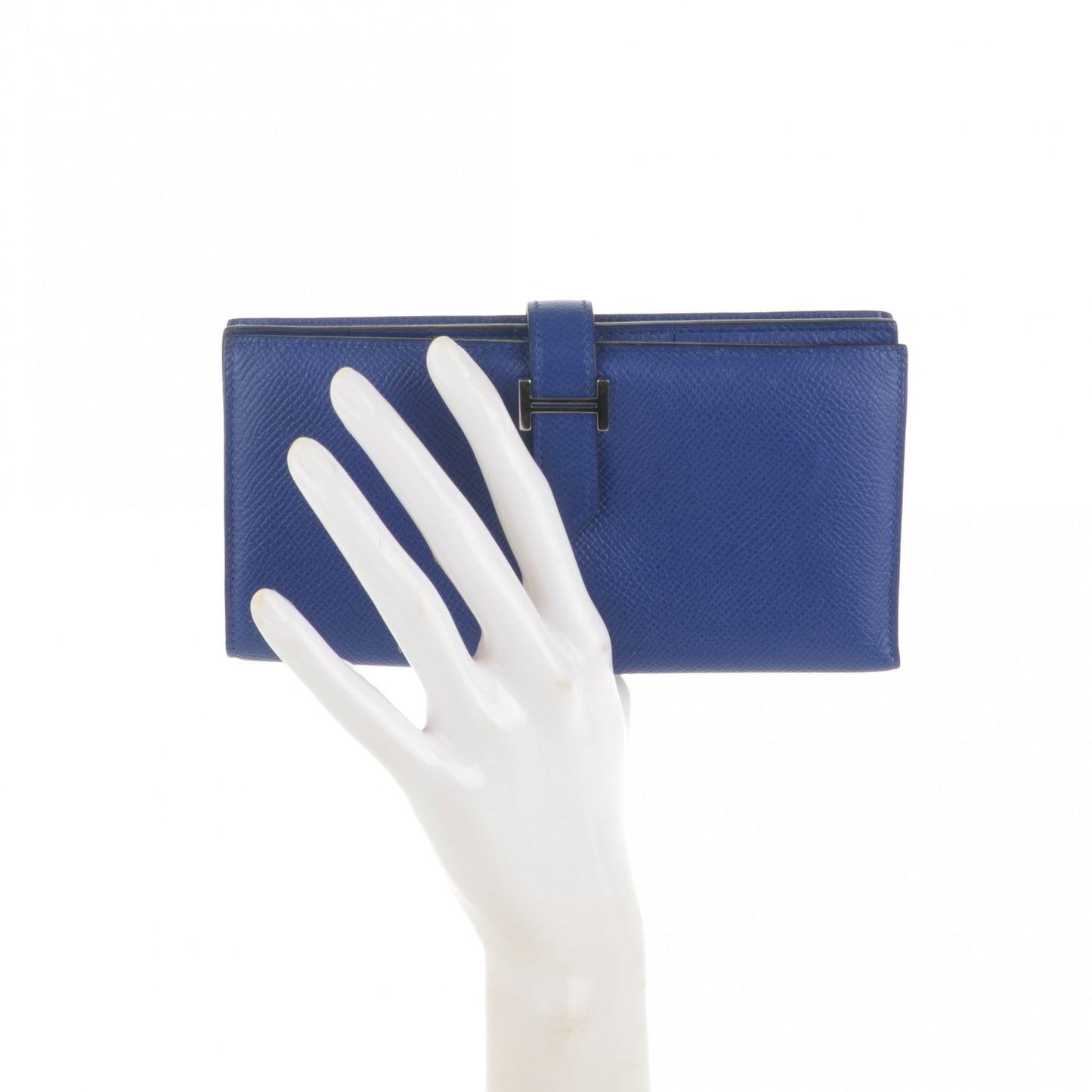 Epsom Bearn Gusset Wallet Bleu Saphir