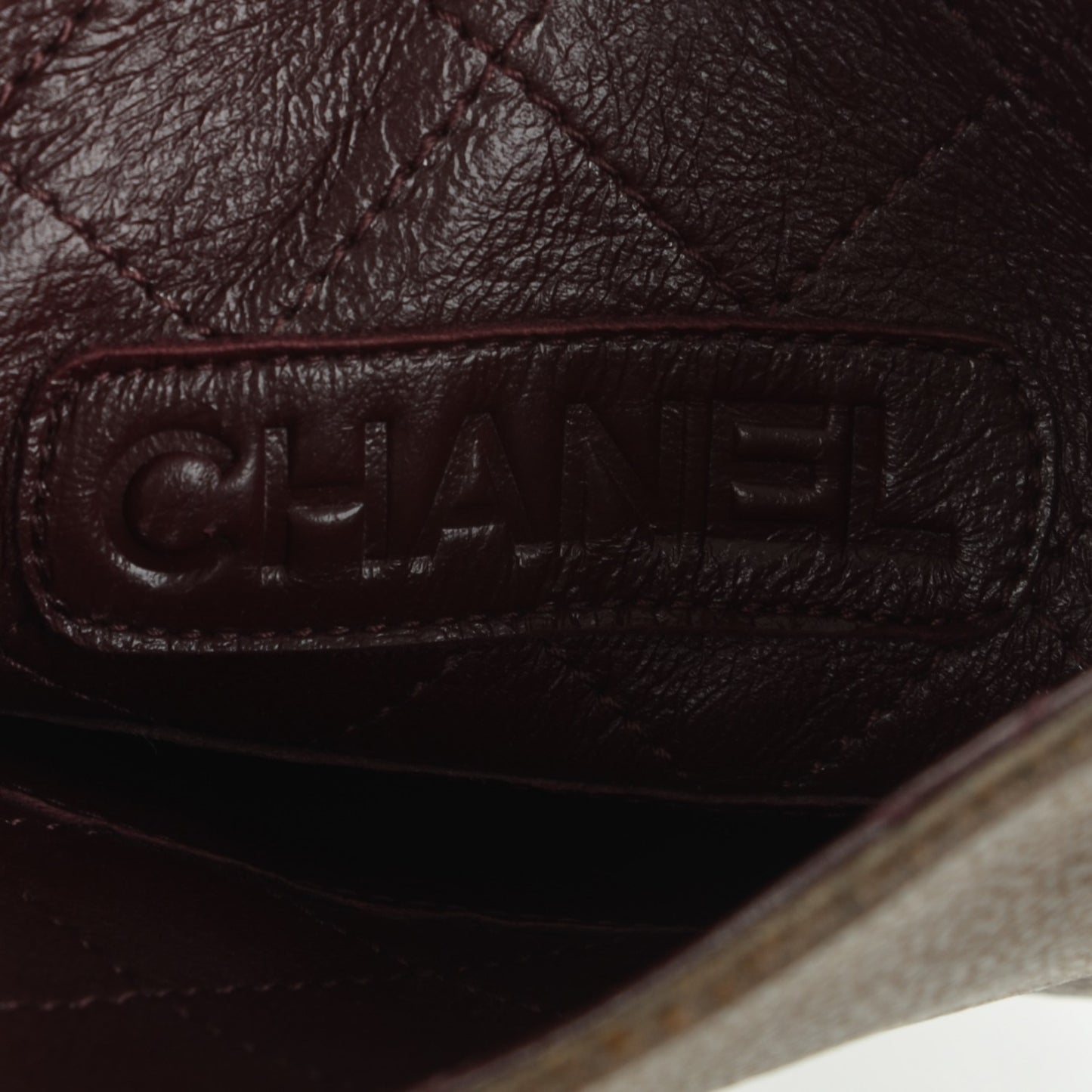 Grained Calfskin CC Short Boots 40 Brown
