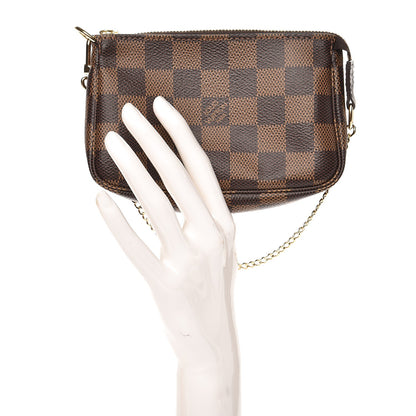 Louis Vuitton Damier Ebene Mini Pochette Accessories 2 of 8