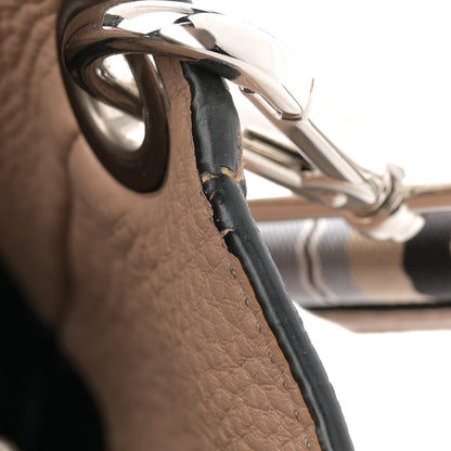 Prada Vitello Phenix Embossed Logo Shoulder Bag Cammeo 10 of 12