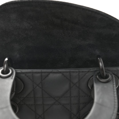 Christian Dior Ultra Matte Calfskin Cannage Small My ABCDior Lady Dior Black 12 of 12
