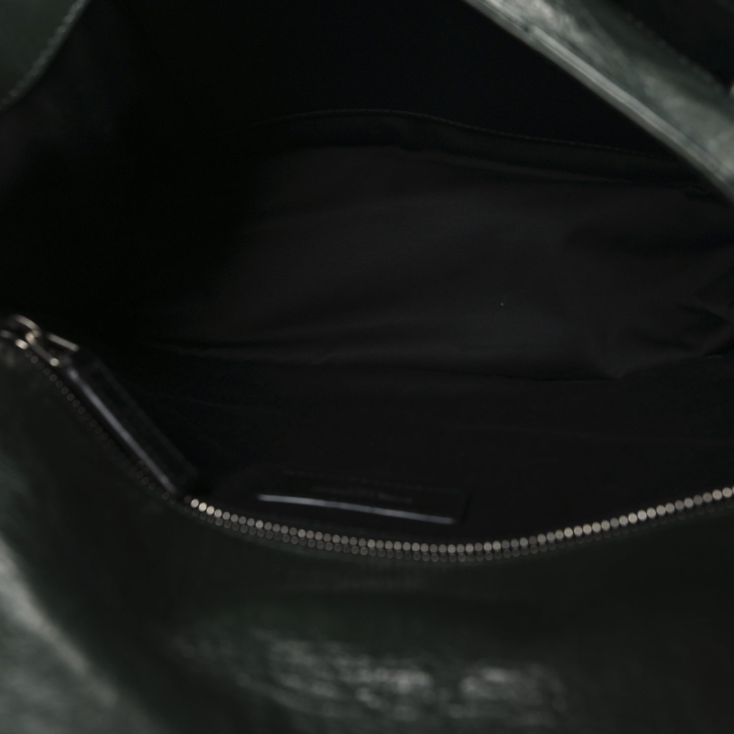Crinkled Lambskin Matelasse Monogram Medium Niki Chain Satchel Vert Fonce
