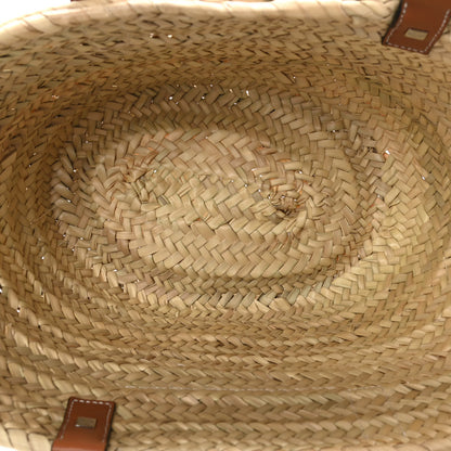 Loewe Raffia Basket Tote Bag Natural Tan 4 of 4