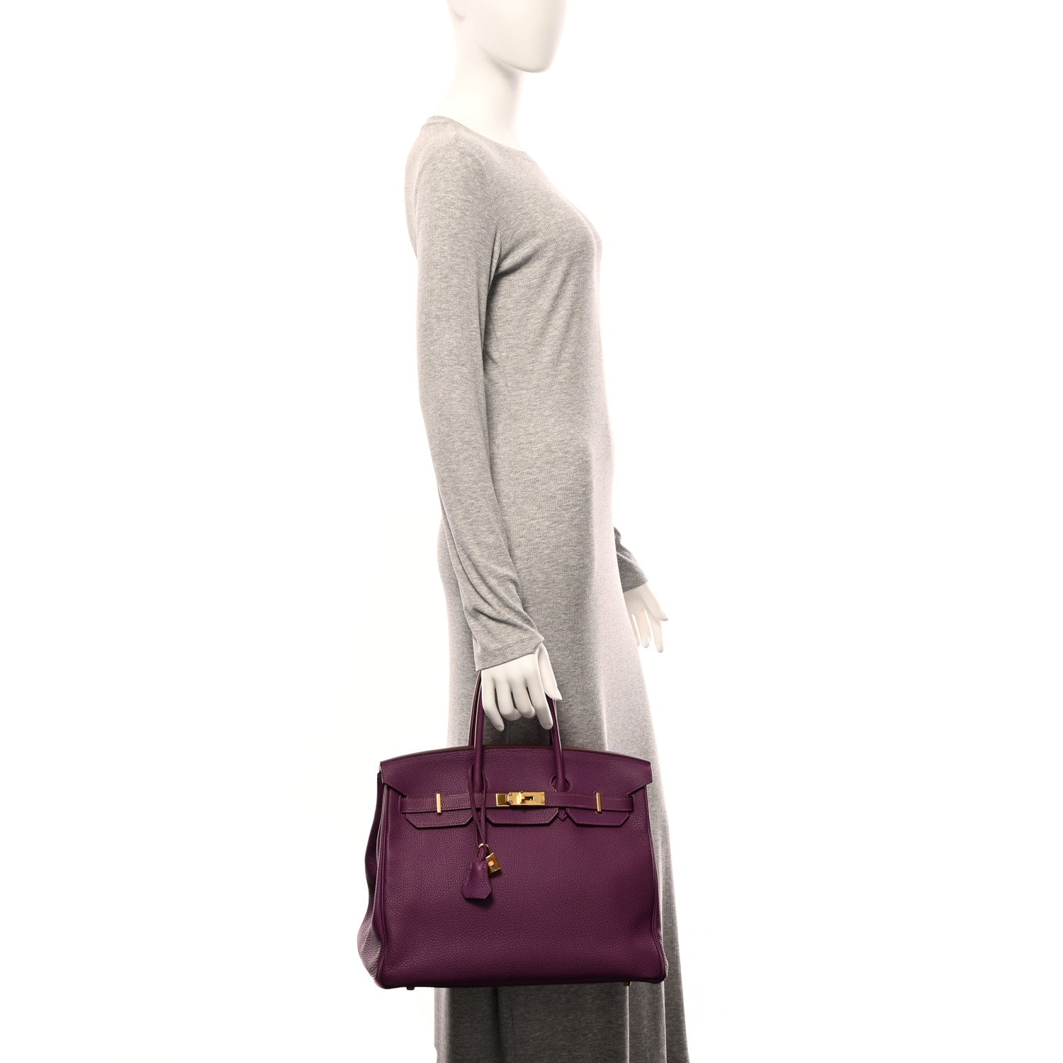 Hermes Togo Birkin 35 Anemone 2 of 11