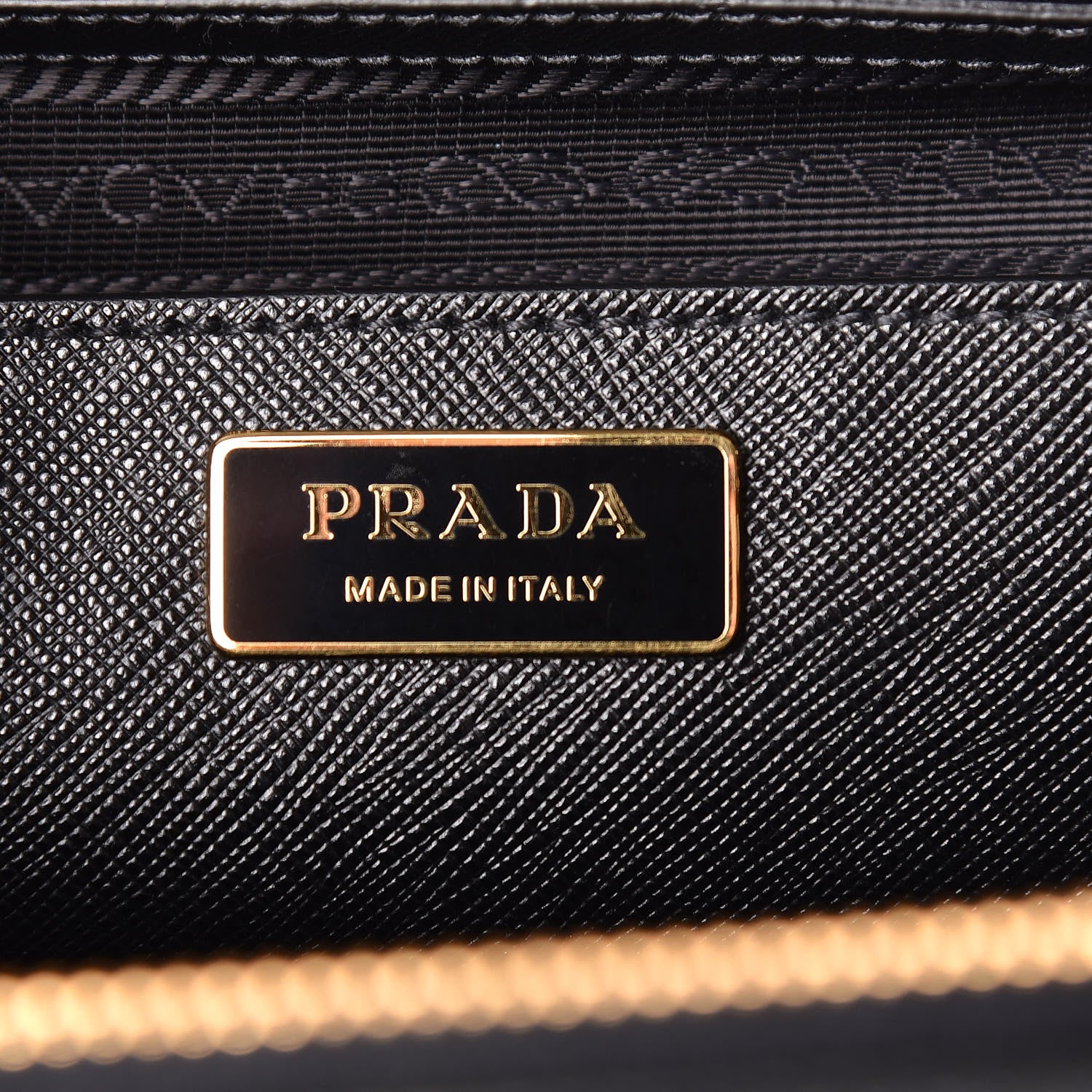 Prada Saffiano Medium Galleria Double Zip Tote Black 8 of 11