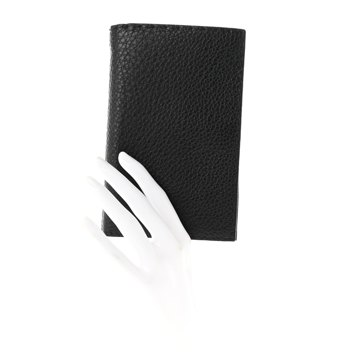Cuoio Romano Selleria Compact Wallet Black