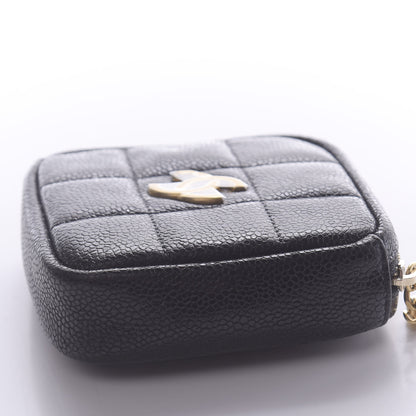 Chanel Caviar Quilted Coin Purse Belt Bag Black 9 of 11